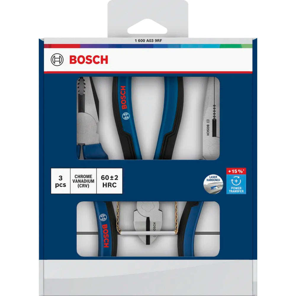Pliers Set 3-Piece Multi-component Handles