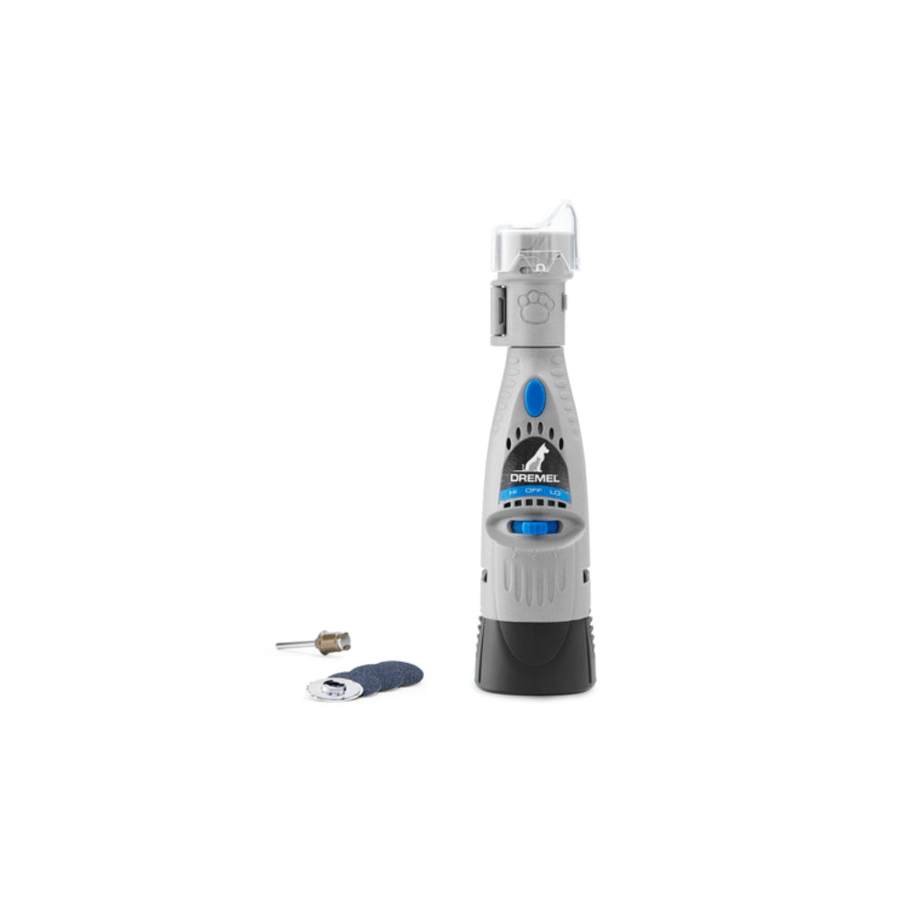 Dremel 7020 Pet Nail Grooming Kit شنيور درميل لتهذيب اظافر الحيوانات يعمل ببطاريه الكالين عدد 4 بطاريات 6 فولت