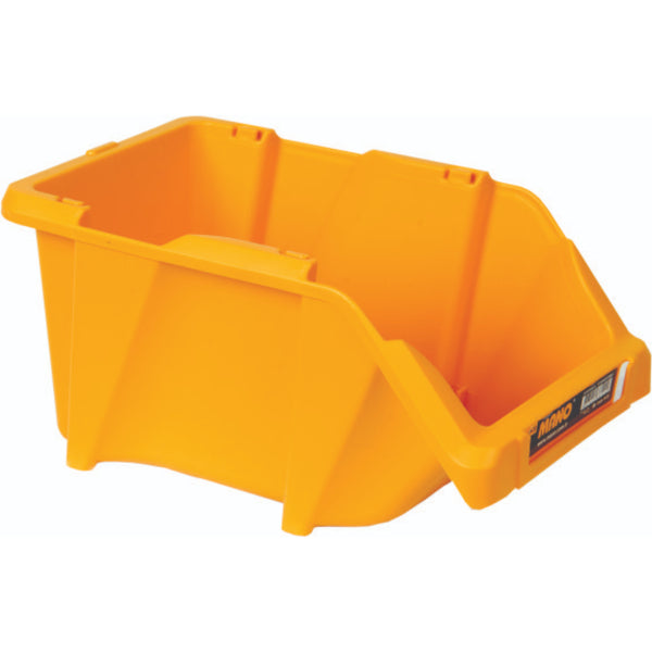 صندوق تخزين بلاستيك مفتوح لون اصفر رقم 20 مقاس 152×245×122مم ماركة مانو صناعة تركي