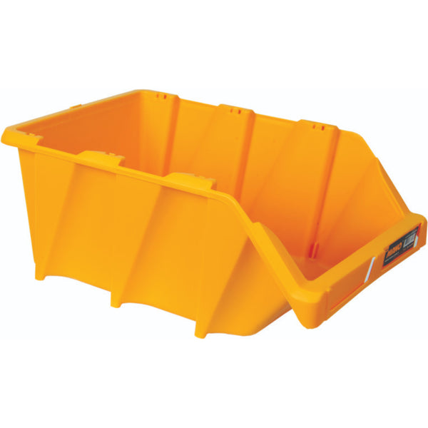 صندوق تخزين بلاستيك مفتوح لون اصفر رقم 30 مقاس 217×360×155 مم ماركة مانو صناعة تركي