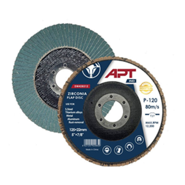 IND-T29 125x22 صنفرة مروحية  مقعرة سـتـانـلـس 125مم 60# صينى