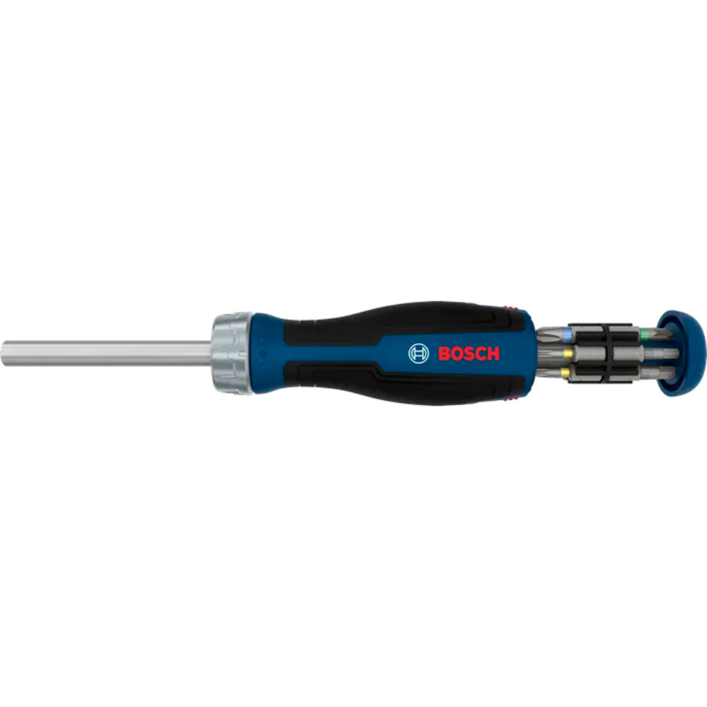 Ratchet Bit Screwdriver with magazine  12x bits