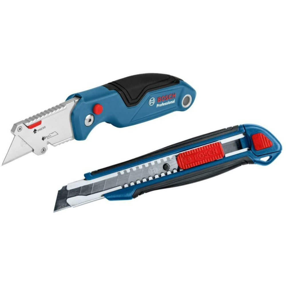 Knife Set 2 Pcs  Snap off Cutter + Folding Knife