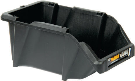 صندوق تخزين بلاستيك مفتوح لون اسود رقم 10 مقاس 103×165×75 مم ماركة مانو صناعة تركي