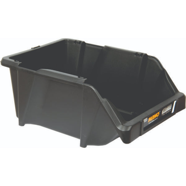 صندوق تخزين بلاستيك مفتوح لون اسود رقم 20 مقاس 152×245×122 مم ماركة مانو صناعة تركي