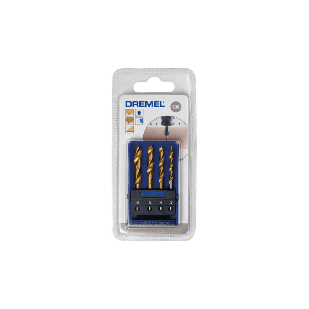 Wood Drill Bit Set 8710364026289 طقم ريش ثقب الخشب دريمل 4 قطع