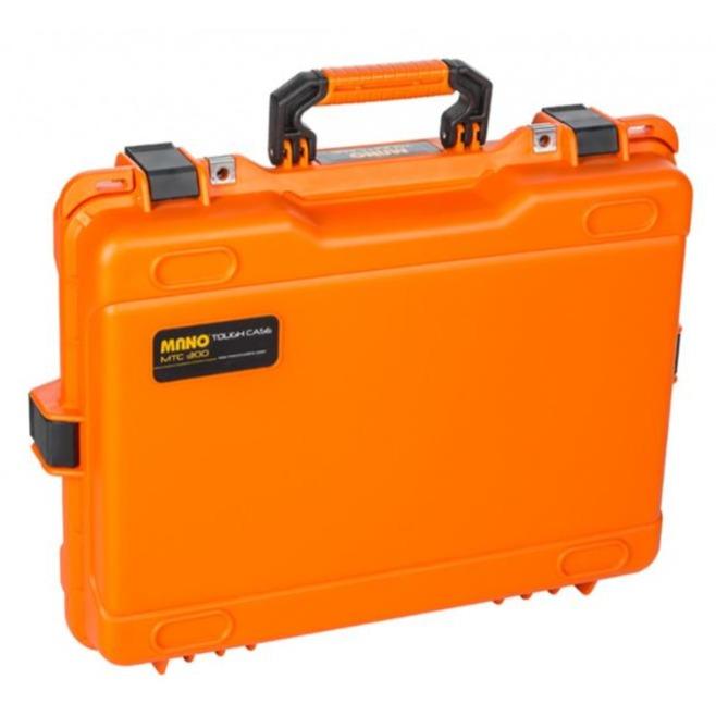 شنطة تروللي من البلاستيك القوي شديد التحمل 330 - برتقالي اللون مانو - eTawredat