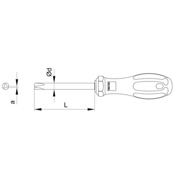 TRI-WING TW2 X 80     مفك مثلث